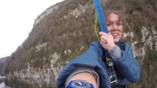 Skypark Сочи, прыжок bungy 207, 06.01.2017