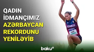 Qadın idmançımız Azərbaycan rekordunu yeniləyib - BAKU TV