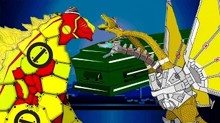 Mecha King Ghidorah vs Godzilla Iron Earth - Coffin Dance Song Megamix (Cover)