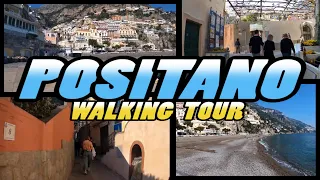 POSITANO Walking Tour - Amalfi Coast - Italy (4K)