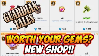 Guardian Tales, NEW SHOP IN GUARDIAN TALES!! IS IT WORTH YOUR GEMS?