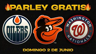 🔥 PRONOSTICOS DE MLB, NHL Y WNBA PARA HOY 02/06/2024 🔥 PARLEY GRATIS 🔥