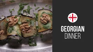 Eggplants With Nuts (Baklagani s orehami) || Around the World: Georgian Dinner || Gastrolab