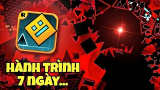 TÔI ĐÃ LĂN KHỐI VUÔNG NÀY ĐẾN CHỖ CỦA "QUÁI VẬT ĐẦU ĐỎ" | Geometry Dash