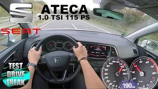 2020 Seat Ateca 1.0 TSI OPF 115 PS TOP SPEED AUTOBAHN DRIVE POV