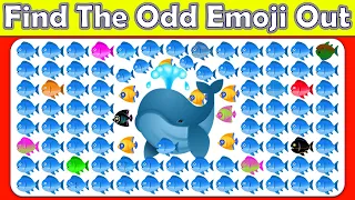 HOW GOOD ARE YOUR EYES #126 | Find The Odd Emoji Out - sperm whale | Emoji Puzzle Quiz