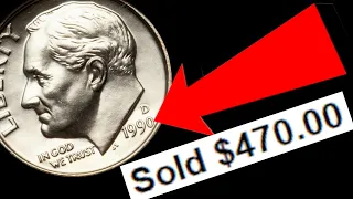 1990's Dimes worth A FORTUNE! Roosevelt dimes worth Big Money!