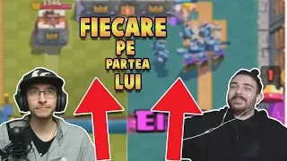 JUCAM FIECARE PE PARTEA SA !! CU RAKU !! Clash Royale Romania