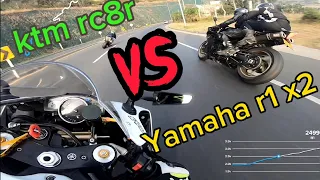 Candeleo yamaha r1b vs ktm rc8r vs yamaha r1n