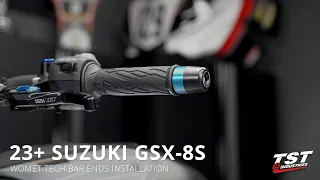 How To Install Bar Ends on 2023+ Suzuki GSX-8S by TST Industries