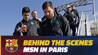 [BEHIND THE SCENES] Messi, Suárez & Neymar Jr. are back in Paris