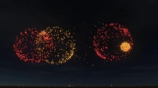 FWSIM Fireworks Katy Perry - Super Bowl XLIX Halftime Show