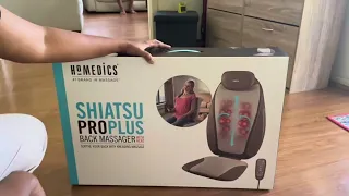 Have you tried this Massager? Deep kneading shiatsu massage cushion to relax your back | Unboxing