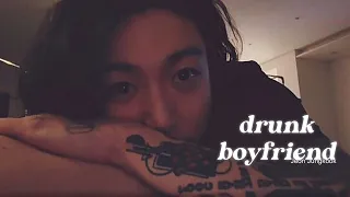 Jungkook imagine; drunk-jealous boyfriend 🎧