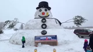 World's Biggest Giant Snowman