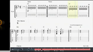 Summer of '69 (full track) - Bryan Adams. Trinity rock n pop grade 2 music sheet guitar lesson.