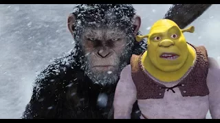 War for the Planet of the Apes/Shrek Crossover Trailer