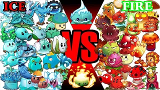 Tournament Plant Chinese & International - Team FIRE Vs Team ICE in Plants vs  Zombies 2