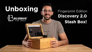 Unboxing The Discovery 2.0 Stash Box (w/Finger Print Sensor!) from BlueBus Fine Tools