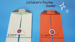 Paper Origami Games | DIY Fun racing Game | Rabbit Turtle Race #art #viral #craft #trending #shorts