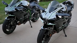 Kawasaki H2 with Zero Gravity Corsa & Double Bubble windscreen | Walkaround