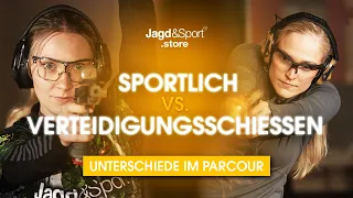 Sportliches vs. Verteidigungs Schießen - Amy vs. Samantha - Wer schießt den Parcour wie? Und Warum??