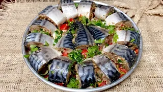 سمك الماكريل بالخلطه الجبارة😋اعملية بالطريقة دي وانسي اي طريقه تانيه الشيف هناء فهمي