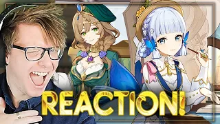 NICE! Outfit Teaser Teyvat Style – Flowers Between Pages REACTION! | Genshin Impact