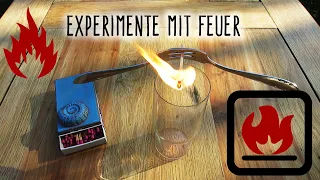 Experimente mit Feuer | einfach | wenig Material