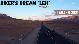 LADAKH RIDE 2021| Reached Our Dream City LEH | Day-4, Part-2| Honda Highness CB350 | Ladakh Trip