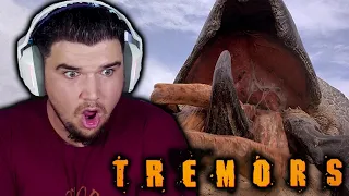 FIRST TIME WATCHING Tremors Movie Reaction