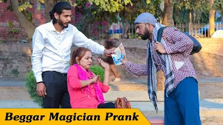 Beggar Magician Prank - Confusing People Prank @CrazyPrankTV