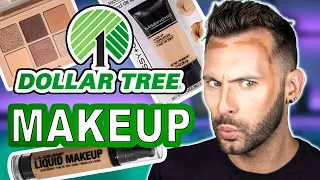 Full Face Of DOLLAR TREE Makeup | Actually Good?