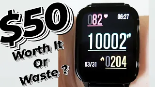 $50 AMAZON BUDGET SMART WATCH * Apple Watch Alternative? HERO BAND III 2021 Version - DIY NINJA