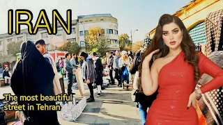 IRAN🇮🇷 : walking in tehran city 2022 : 15th Khordad St : Iran vlog