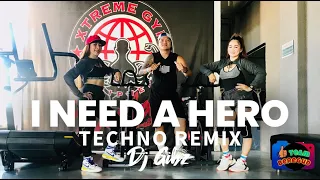 I NEED A HERO - TECHNO REMIX BY DJ GIBZ - TEAM BEREGUD RETRO FITNESS
