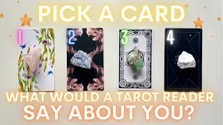 What Would a Tarot Reader Say About You?🥸🍄| PICK A CARD🔮 In-Depth Tarot Reading with Charms✨