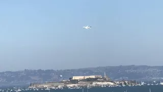 Last United 747 Appearance at Fleet Week - San Francisco