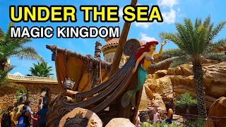 [4K] Under The Sea – Journey of the Little Mermaid {Full Ride & Queue} : Magic Kingdom (Orlando, FL)