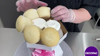 How to Assemble the Cupcake Bouquet Cake Box