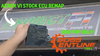 AEROX 155 STOCK ECU REMAP BY PROJECT FI (999 PHP ONLY) | BossEntuneTV