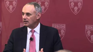 A Conversation with Major League Baseball Commissioner Rob Manfred ’83