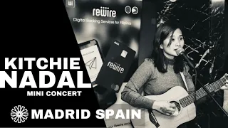 KITCHIE NADAL  PINAGKAGULUHAN sa MINI-CONCERT sa Spain