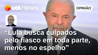 Lula pararia de procurar culpado pelo fiasco do 1º de Maio se olhasse no espelho, diz Josias