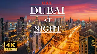 DUBAI UAE 🇦🇪 , The Most Modern,Luxurious and Cosmopolitan City in the World,8K 60 FPS, NIGHT TIME