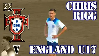 Chris Rigg Vs Portugal U17s | All the Touches