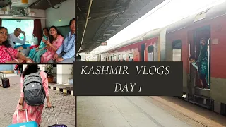 Kolkata to Amritsar Train Journey | 12357 Durgiana Express | Kashmir Trip Day 1