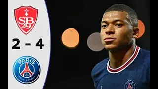 PSG vs Brest 4-2 All Goals & Extended Highlights HD 2021