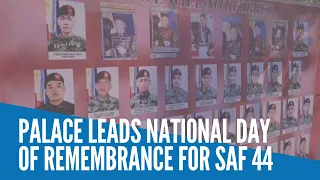 Palace leads National Day of Remembrance for SAF 44