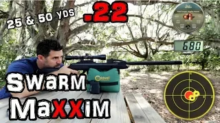 Gamo Swarm Maxxim .22 Air Rifle - Accuracy Test !! - 25 & 50 Yards + Full REVIEW - Airgun/Pellet Gun